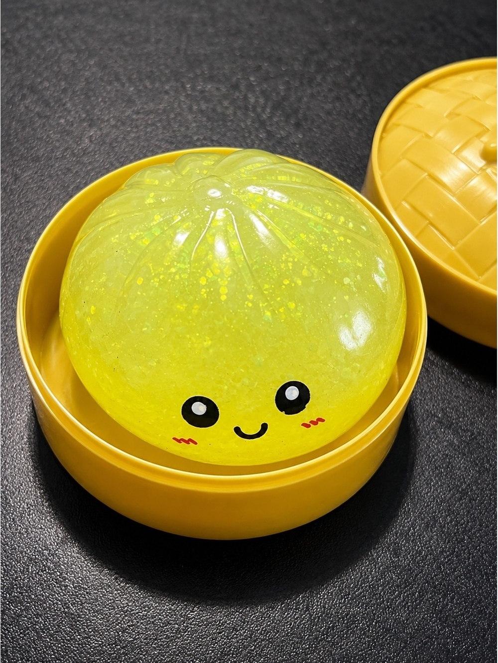 Pookie Dumpling Surprise Glitter Squishy Toy Kawaii Stress Ball